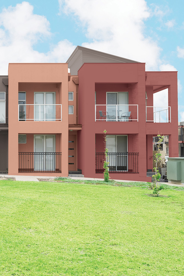 Jotun 2225 Tuscany 2111 Burned Terracotta