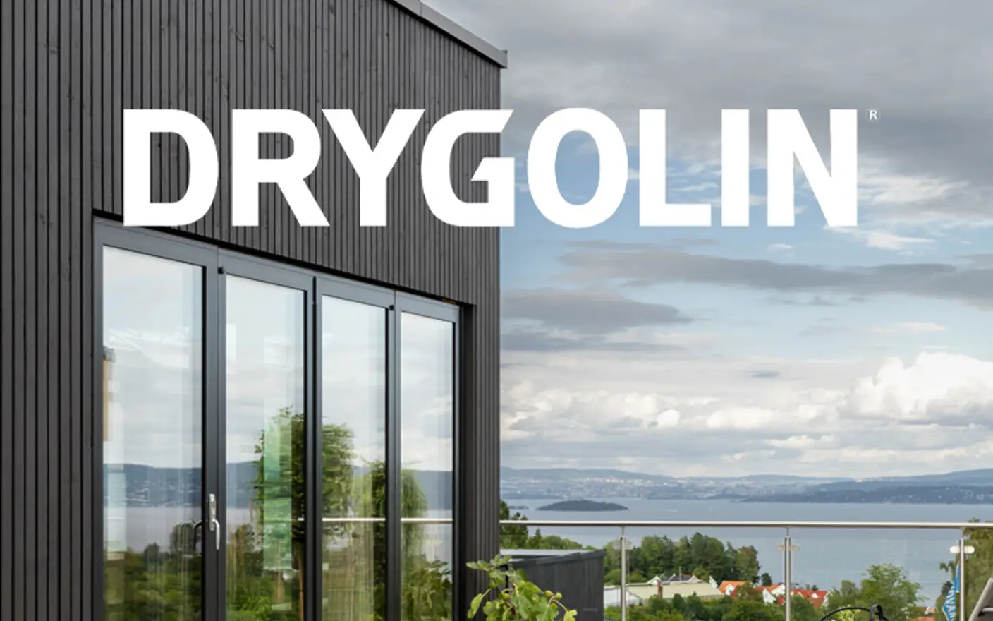 DRYGOLIN logga och bakgrund