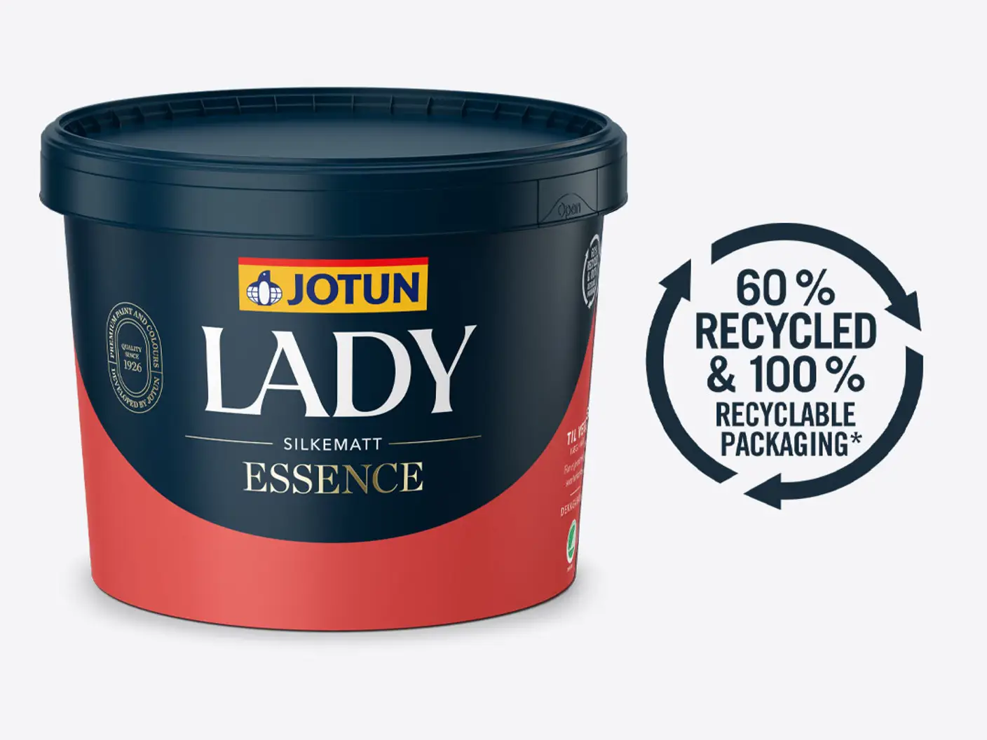 Nytt, resirkulert malingsspann