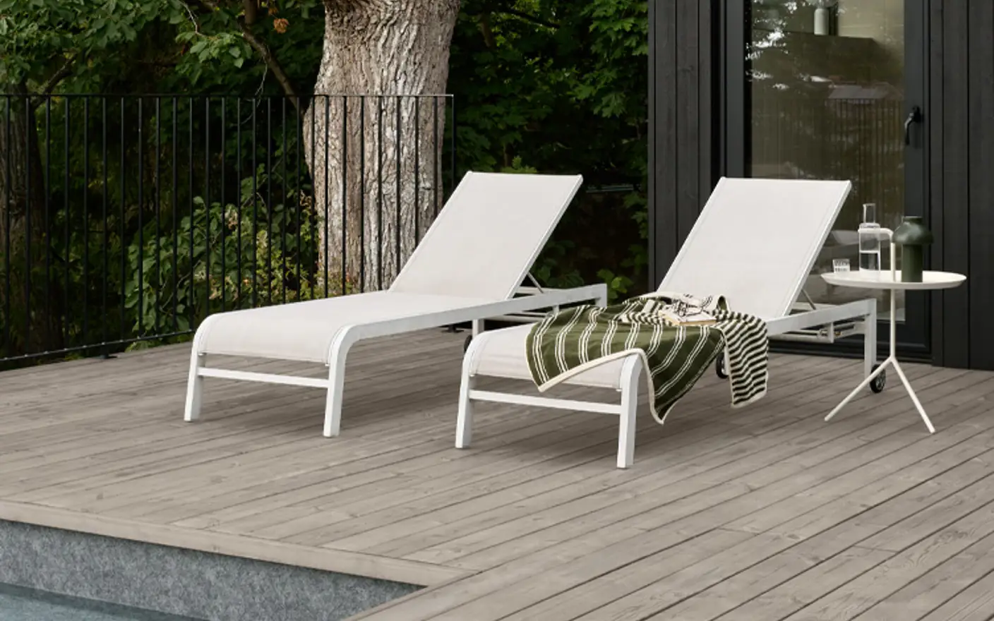 Vackra uterum - Färgkarta från Jotun för terrass och altan