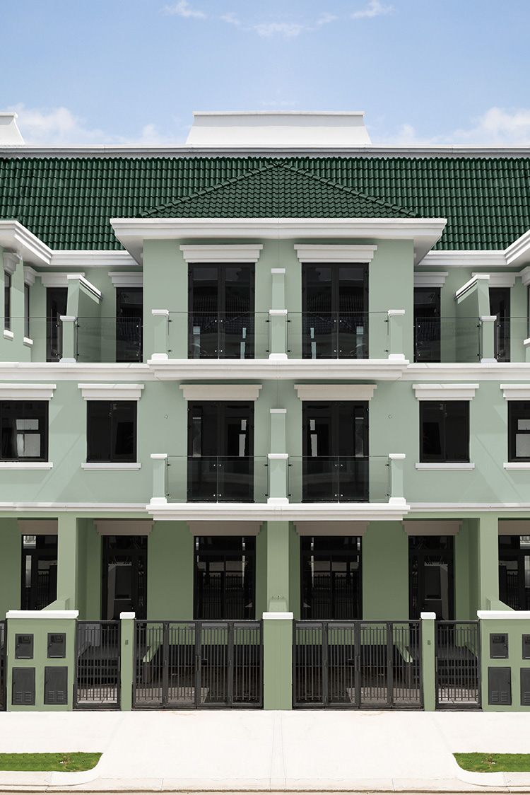 Jotun 7528 Tree 7040 Cypress 7379 Washed Green