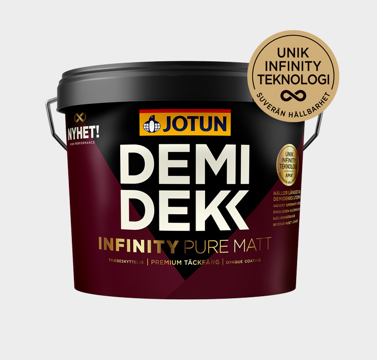 Supermatt utomhusfärg som håller längst*