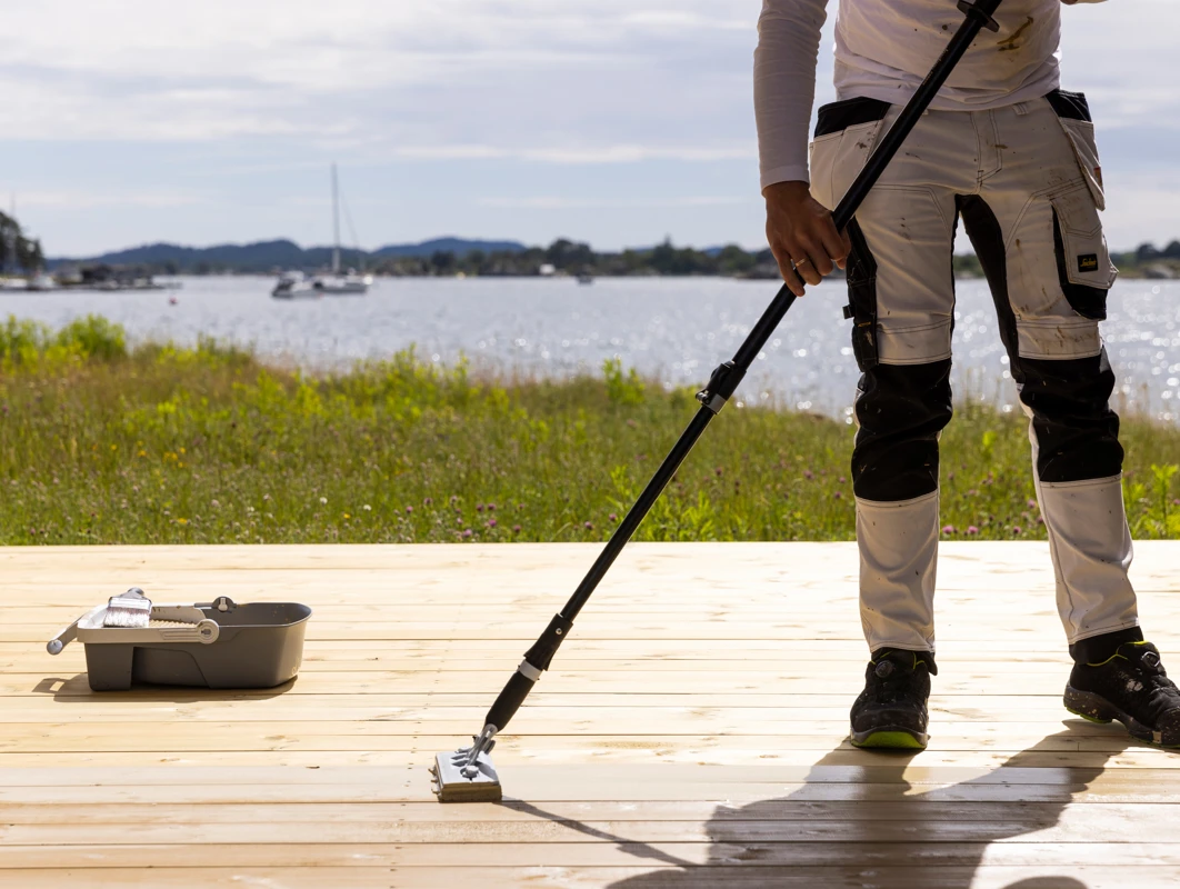 Så laserar du terrassen