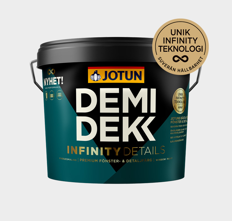 DEMIDEKK Infinity Details - vår allra bästa fönster- och detaljfärg