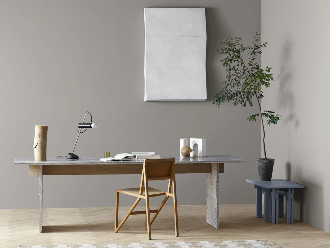 Lavender and violet living room colours