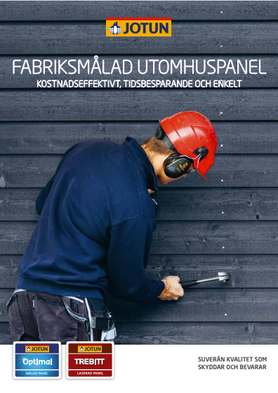 Jotun Proff fabriksm&aring;lad utomhuspanel