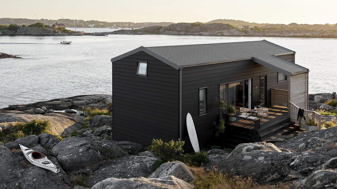 Brun og beige utendørsfarger