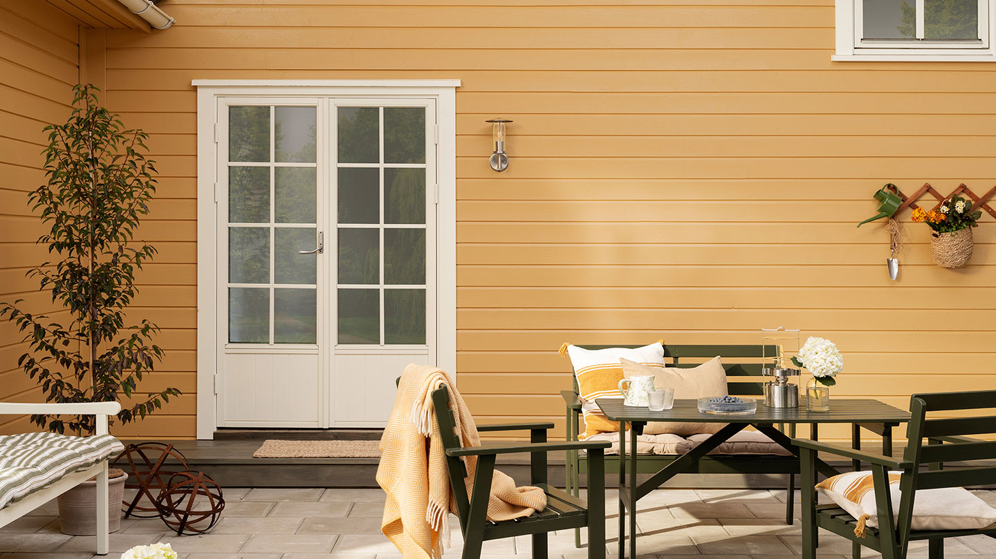 Jotun Drygolin Skagengul husvegg